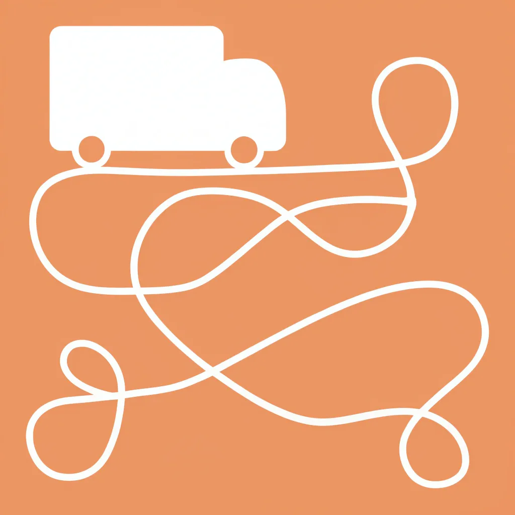 Supply chain analytics showing logistics monitoring and performance tracking